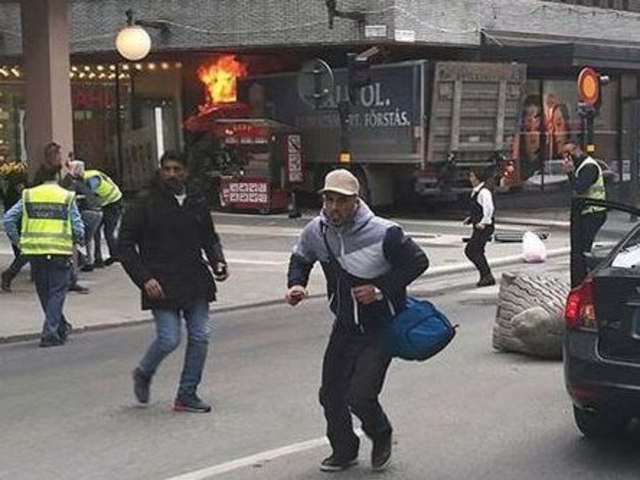 Полиция признала наезд грузовика атакой
