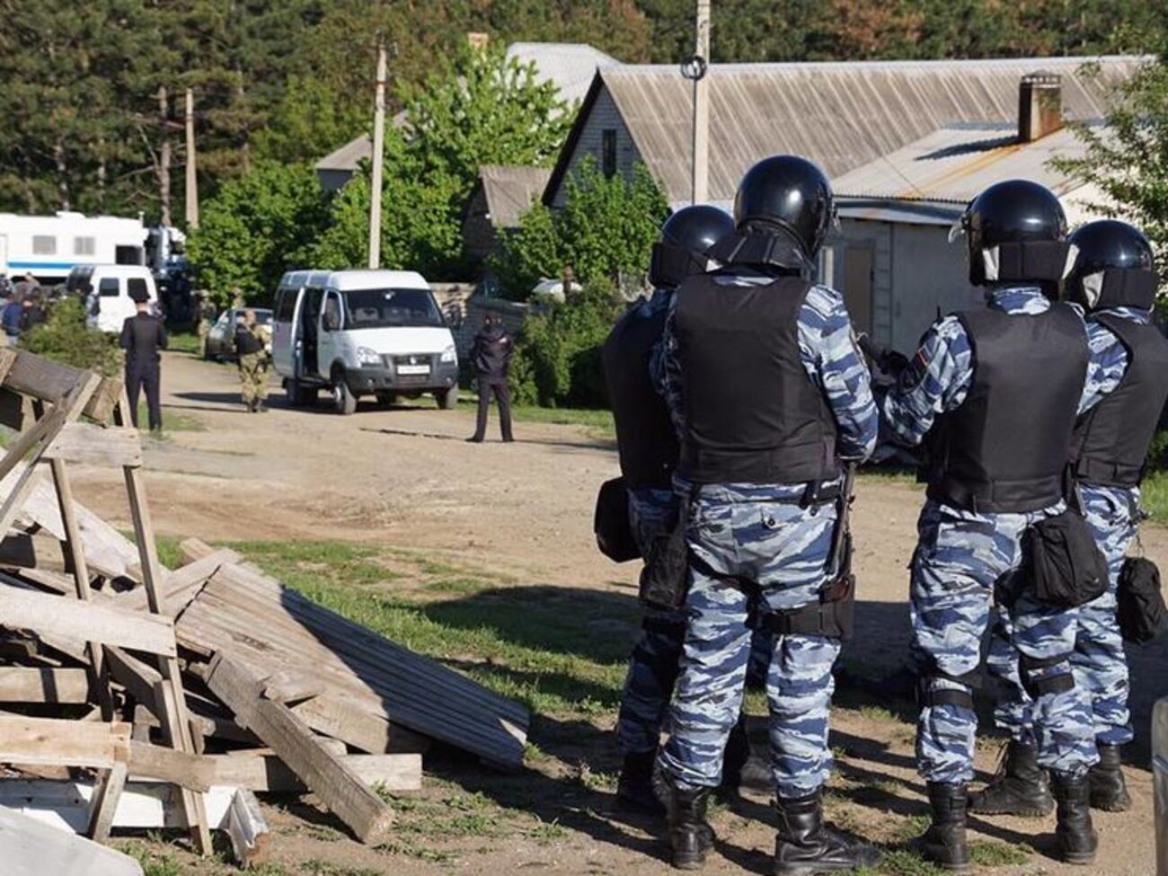 Обыск у Изетова Ризы в Строгановке