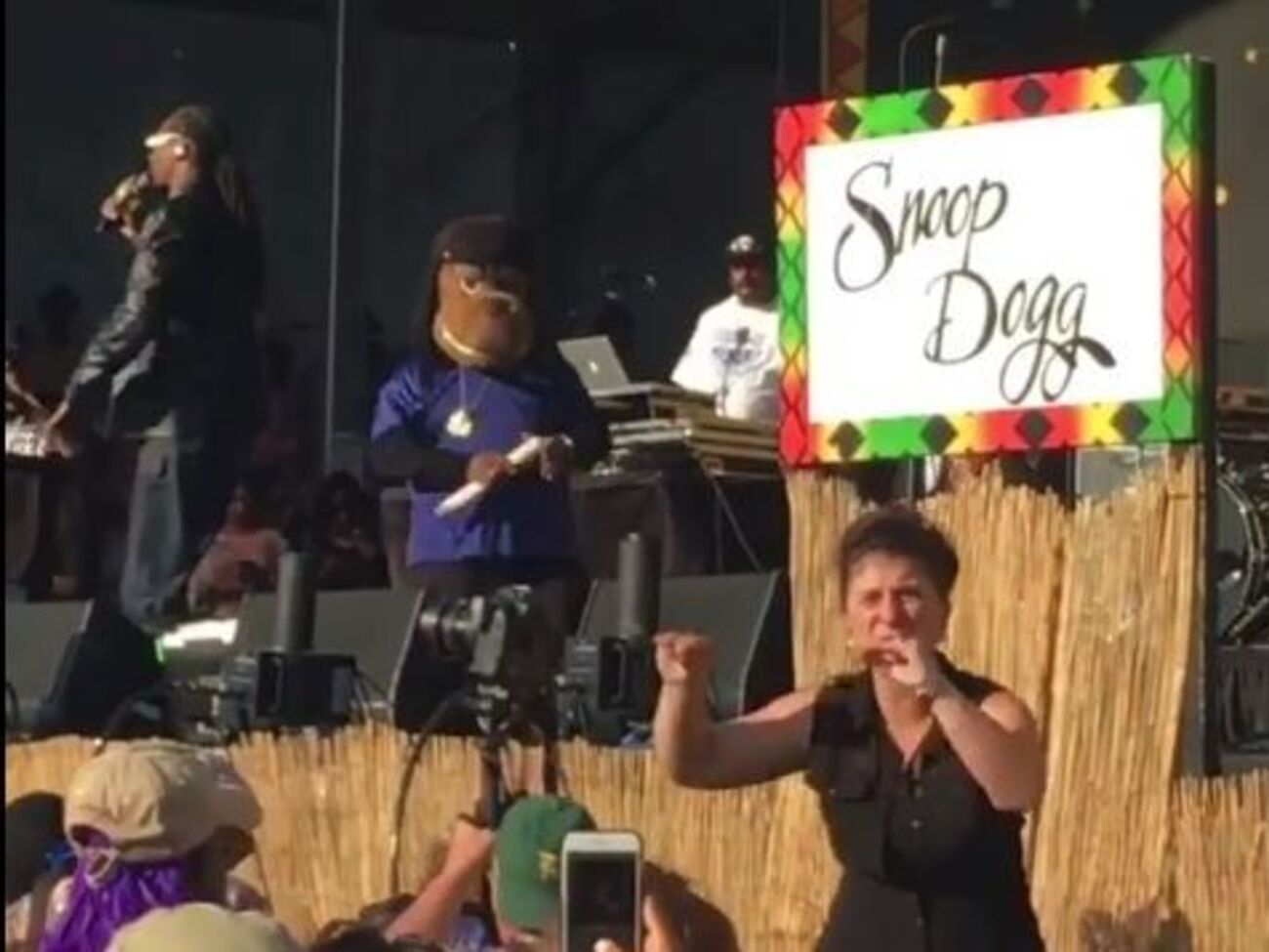Сурдопереводчица перепела рэпера Snoop Dogg