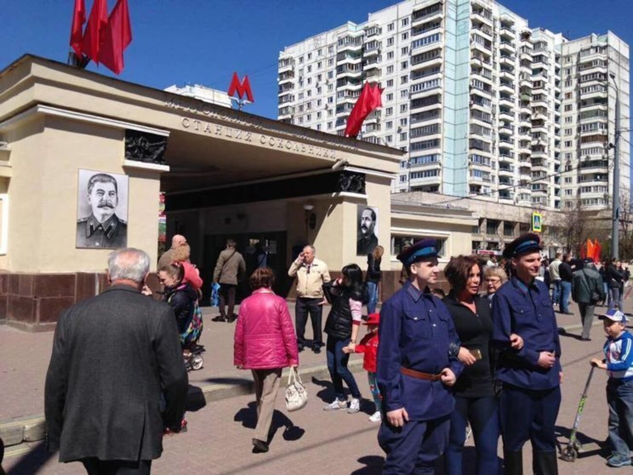 В Москве воссоздали обстановку 82-летней давности