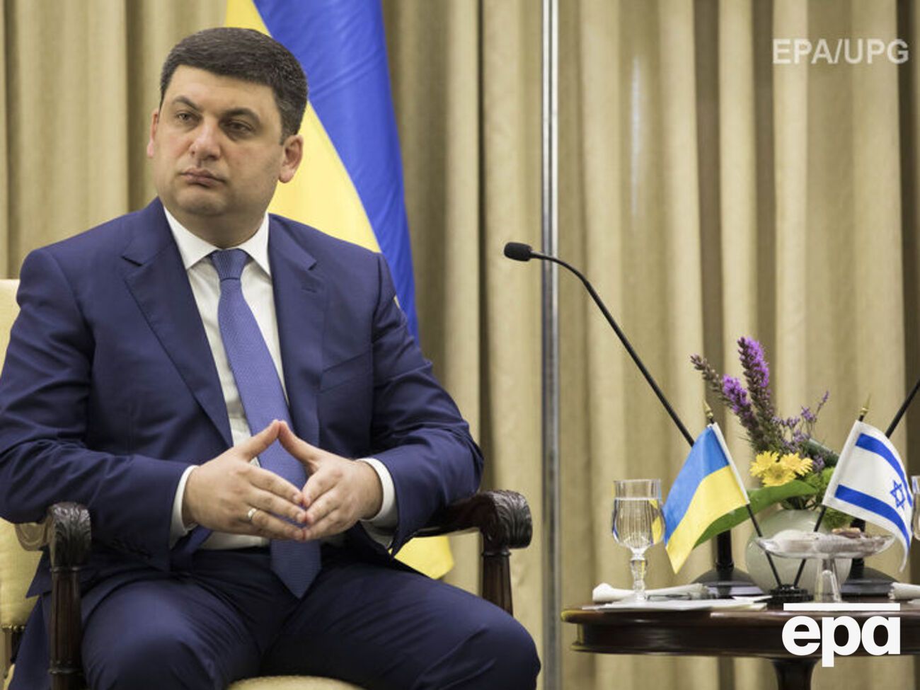Гройсман знову порушив тему торгової угоди з Ізраїлем