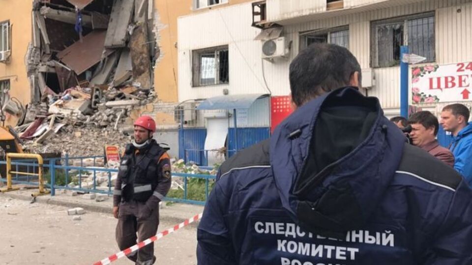 Унаслідок вибуху обвалилося перекриття між поверхами