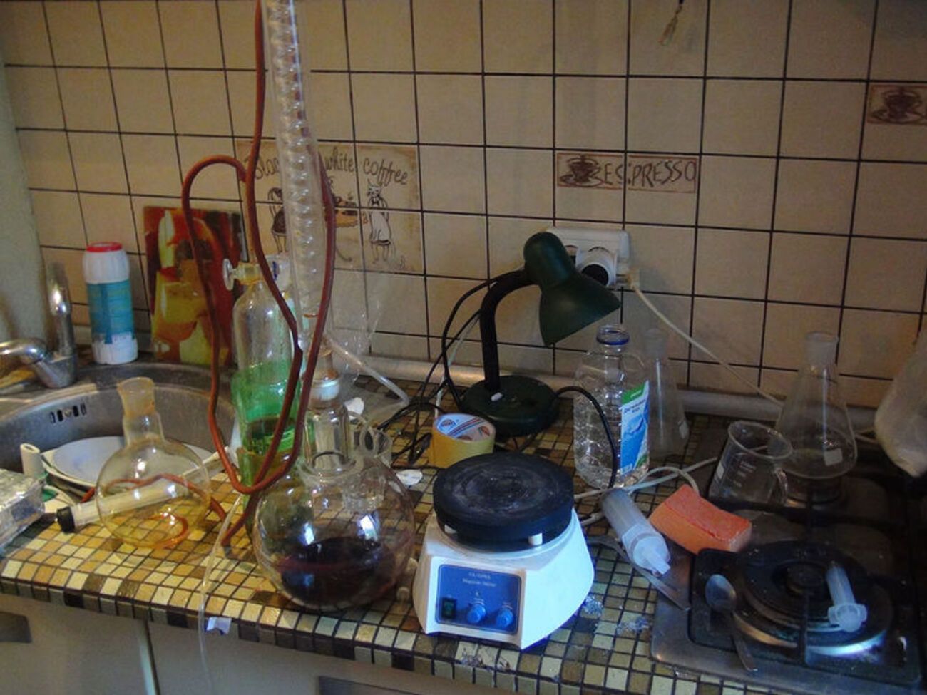 Нарколаборатория была оборудована в квартире в центре Харькова