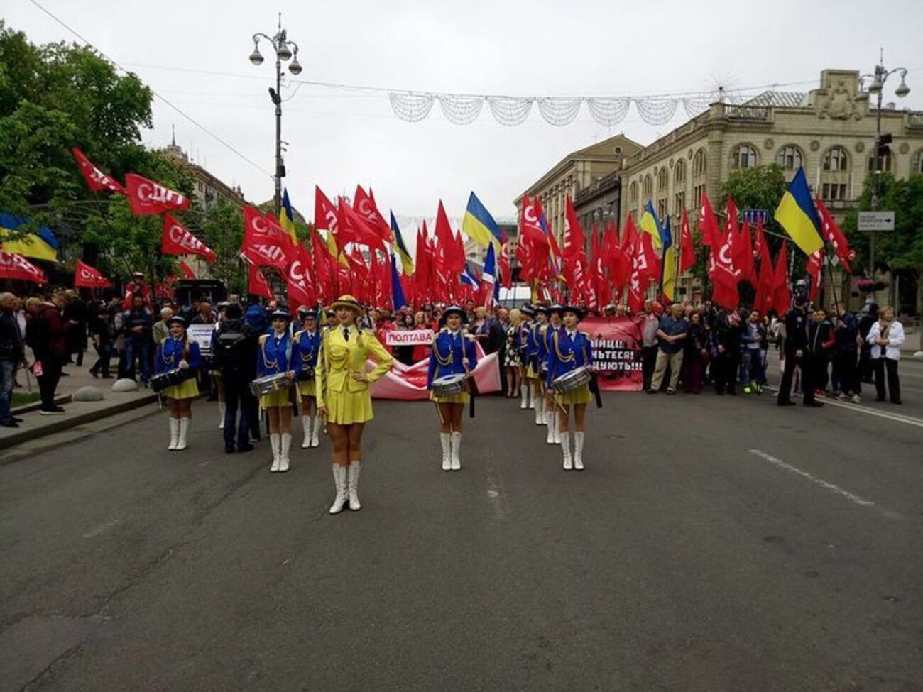 В Украине 1 мая прошли торжественные мероприятия