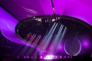 Участники впервые выходили на сцену "Евровидения 2017"