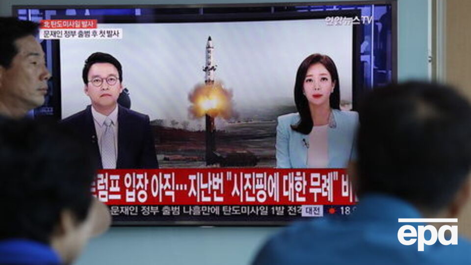 До цього останнє випробування балістичної ракети КНДР провела 14 травня