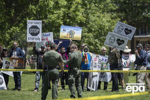 Візит Ердогана у США супроводжували протести