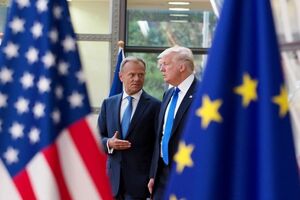 Туск зустрів Трампа у Брюсселі