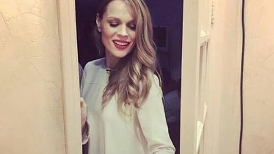 Фреймут показала круглый живот на светском мероприятии