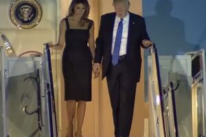 Меланія та Дональд Трамп прибули у Таорміну