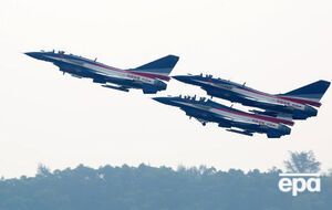 Китай підняв у повітря літаки J-10