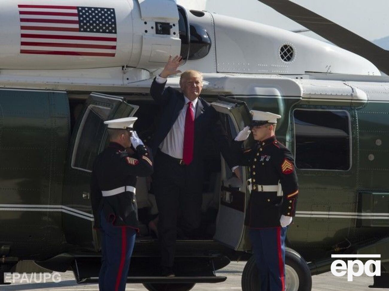 Напоследок Трамп посетил американскую базу НАТО в Италии