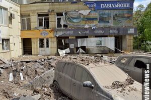Последствия прорыва трубы в Киеве