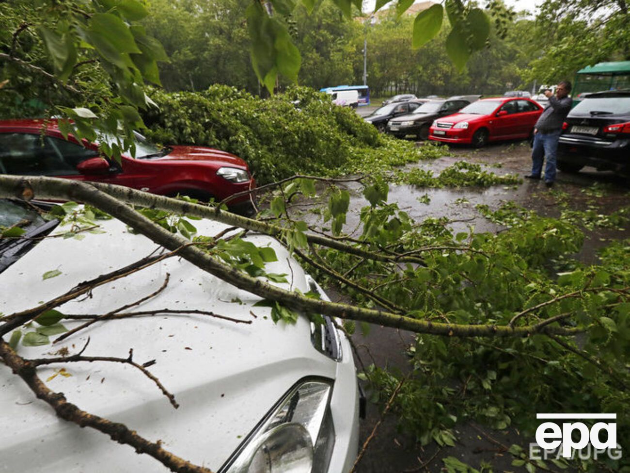 У Москві розгулялася негода