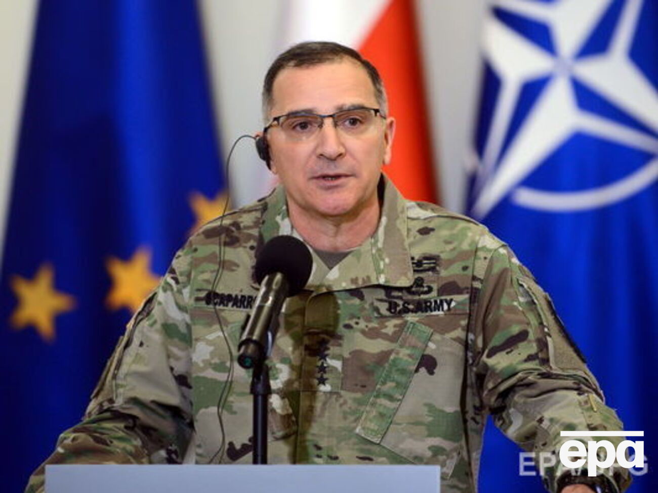 Скапарротти призвал увеличить американский контингент в Европе