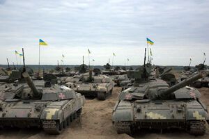 Украинские военные будут выступать на танках типа Т-64БВ