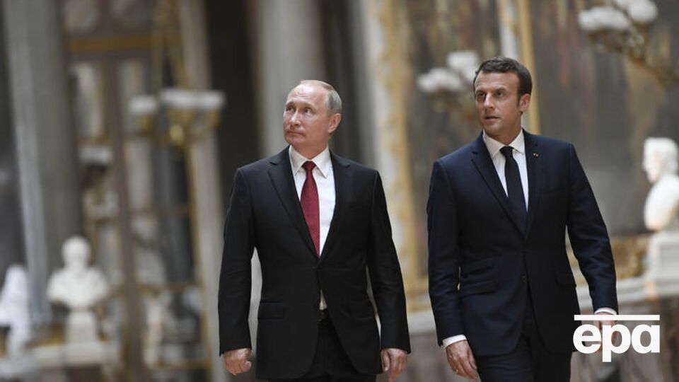 Макрон встретился с Путиным накануне