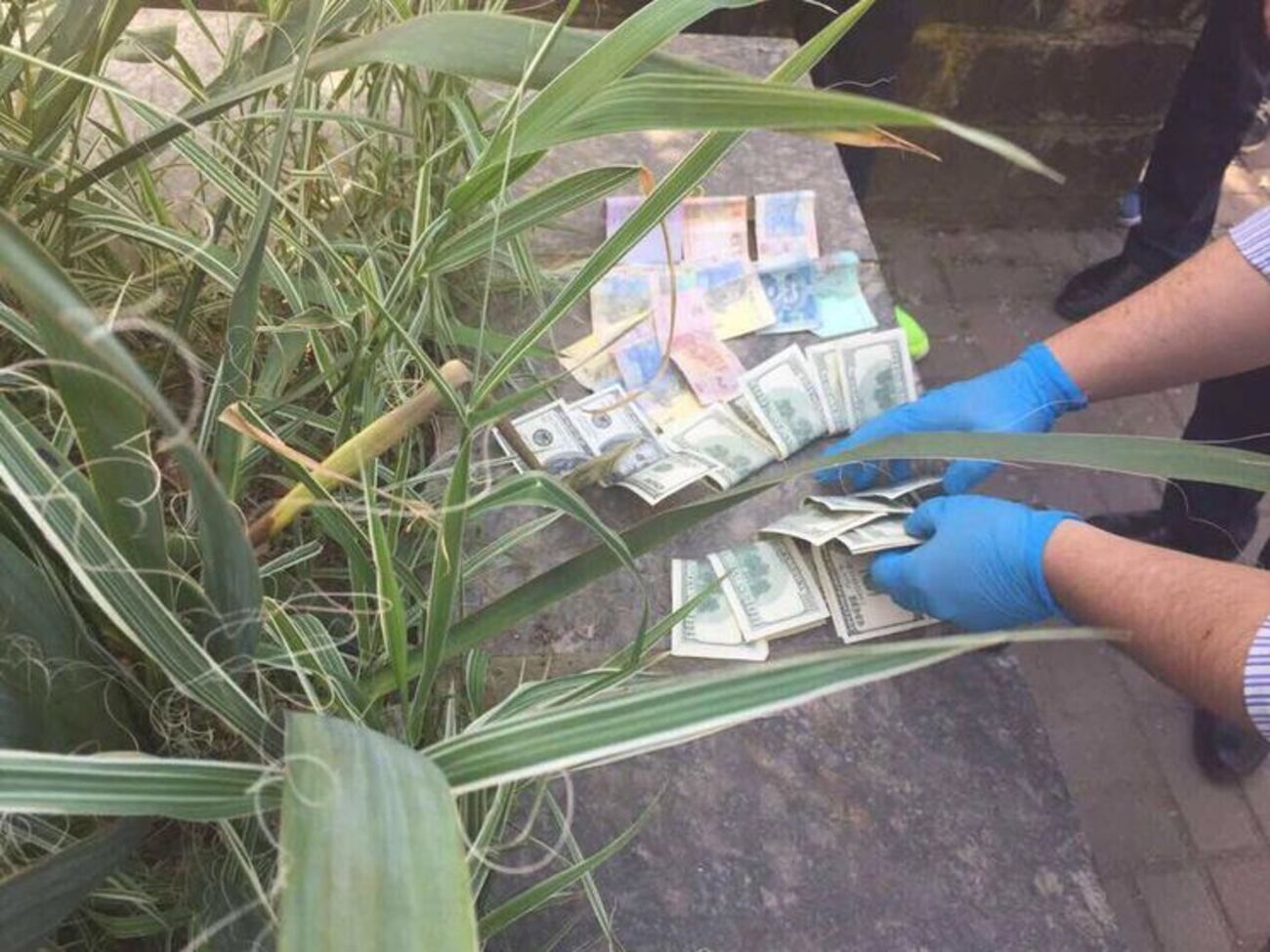 Чиновников задержали в момент получения денег