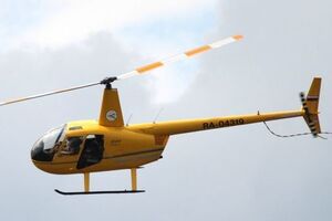 Один із вертольотів Robinson, що належать компанії "Лайт Ейр"