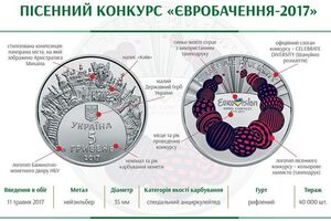 НБУ випустить монету на честь "Євробачення 2017"