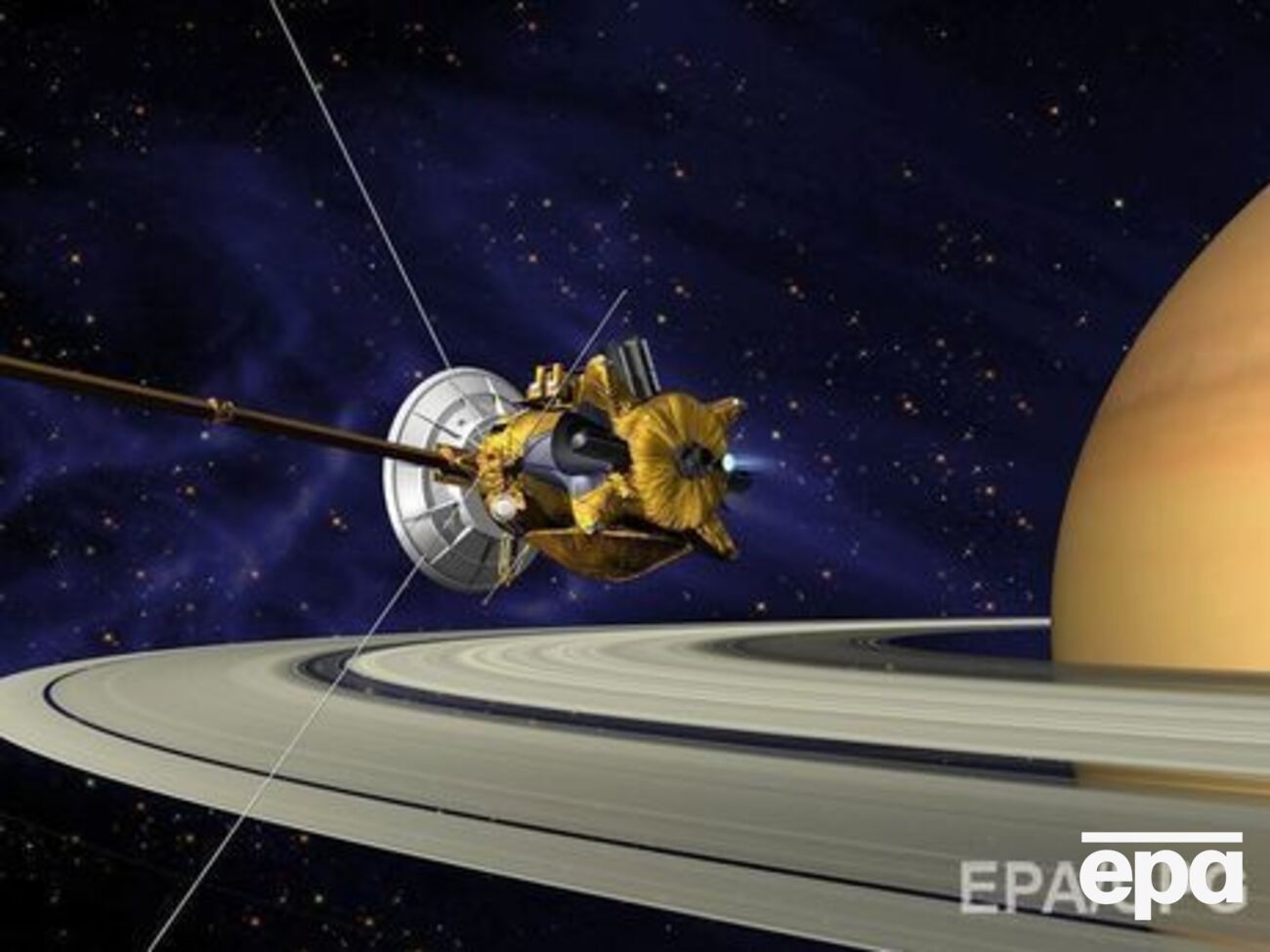 Зонд&nbsp;Cassini погрузился в атмосферу Сатурна