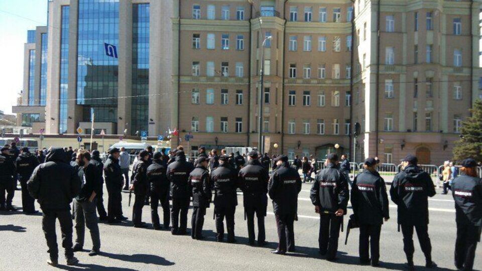 Сегодня в Москве проходит акция по случаю годовщины событий на Болотной площади