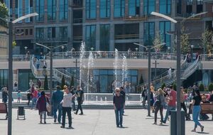 В Киеве открыли наземную часть Почтовой площади