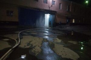 В Лукьяновском СИЗО горело админздание