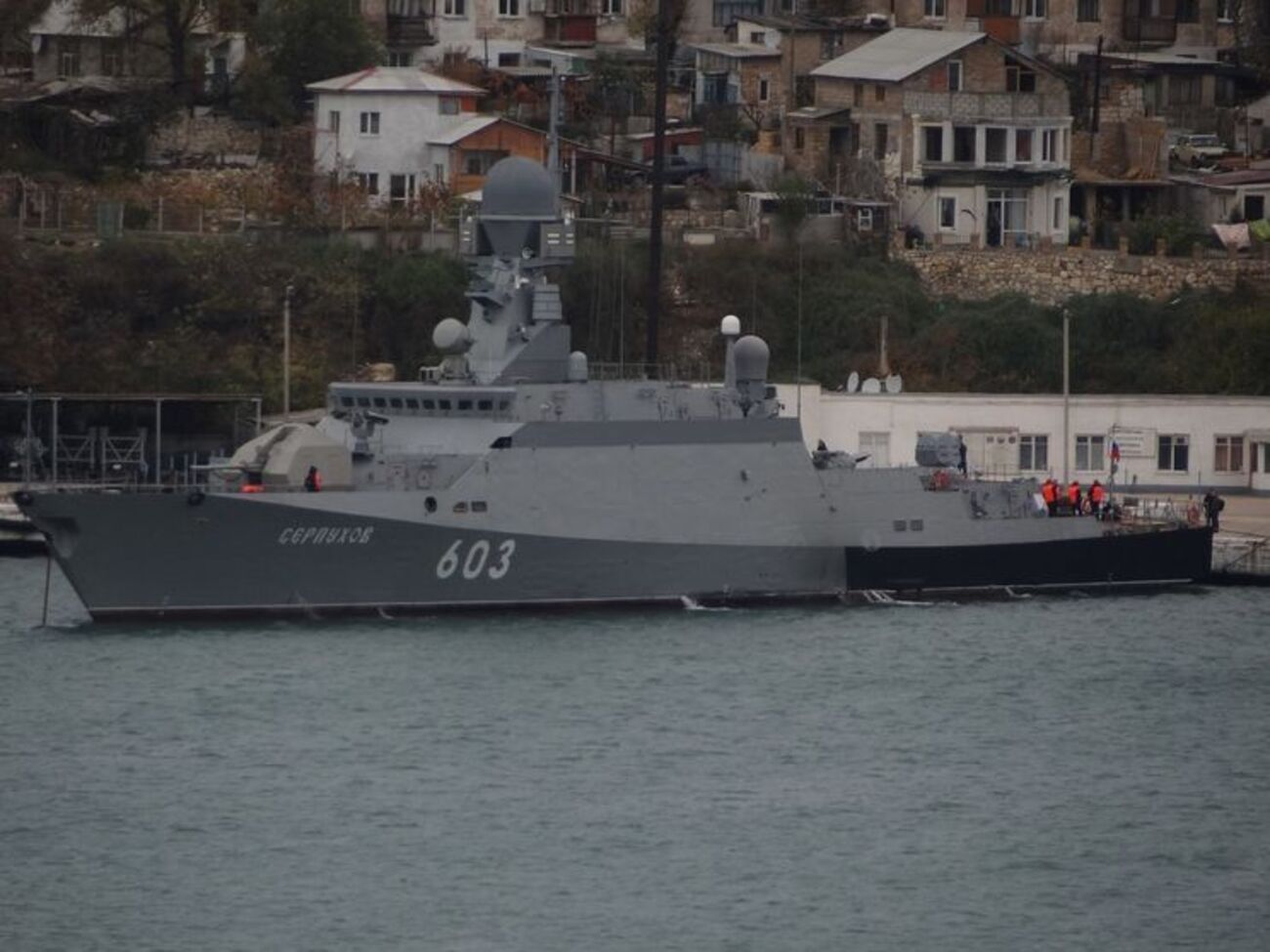 "Серпухов 603"&nbsp;&ndash; один из корветов, замеченных рядом с территориальными водами Латвии