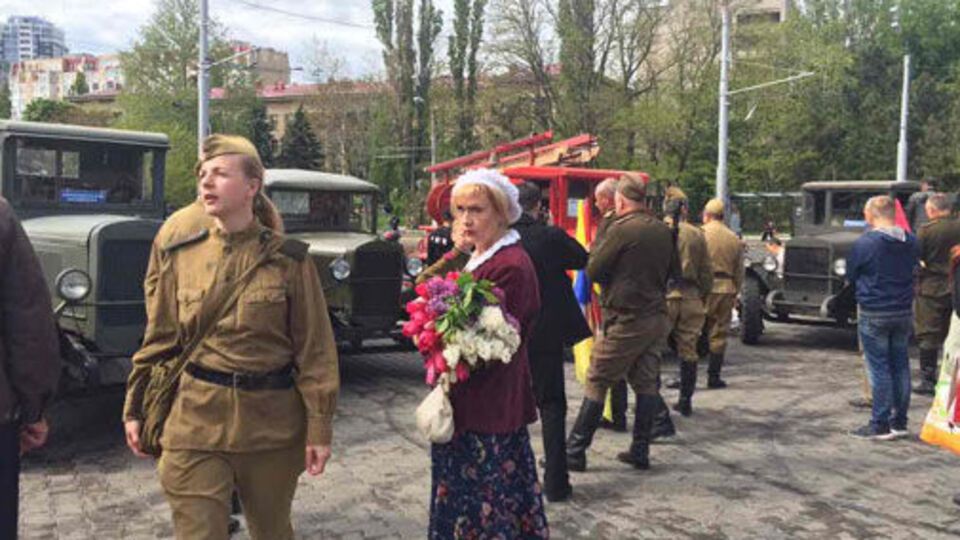 В Одессе полиция задержала шесть человек с советсткой символикой