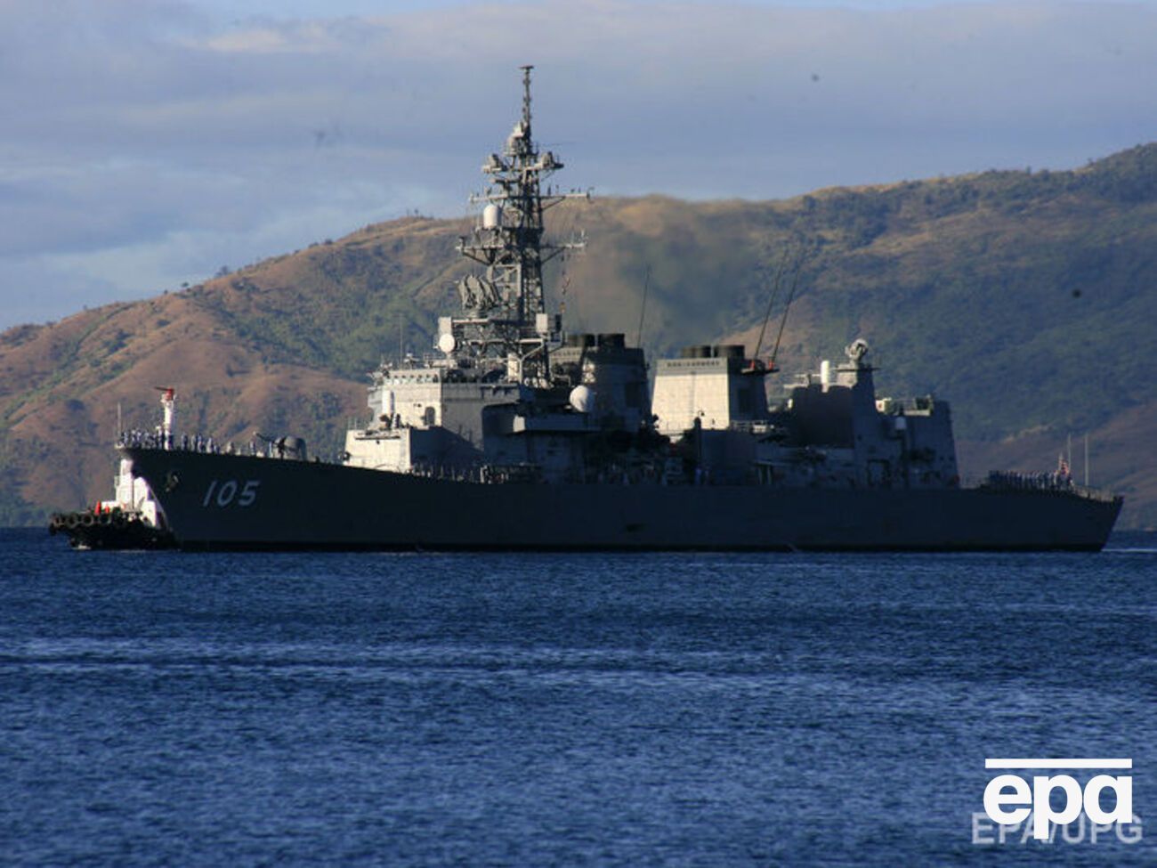 Крейсер столкнулся с рыболовным судном