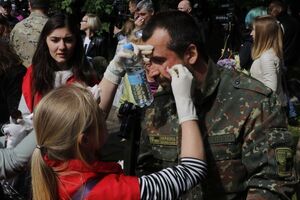 В Днепре сотрудники полиции подрались с ветеранами АТО