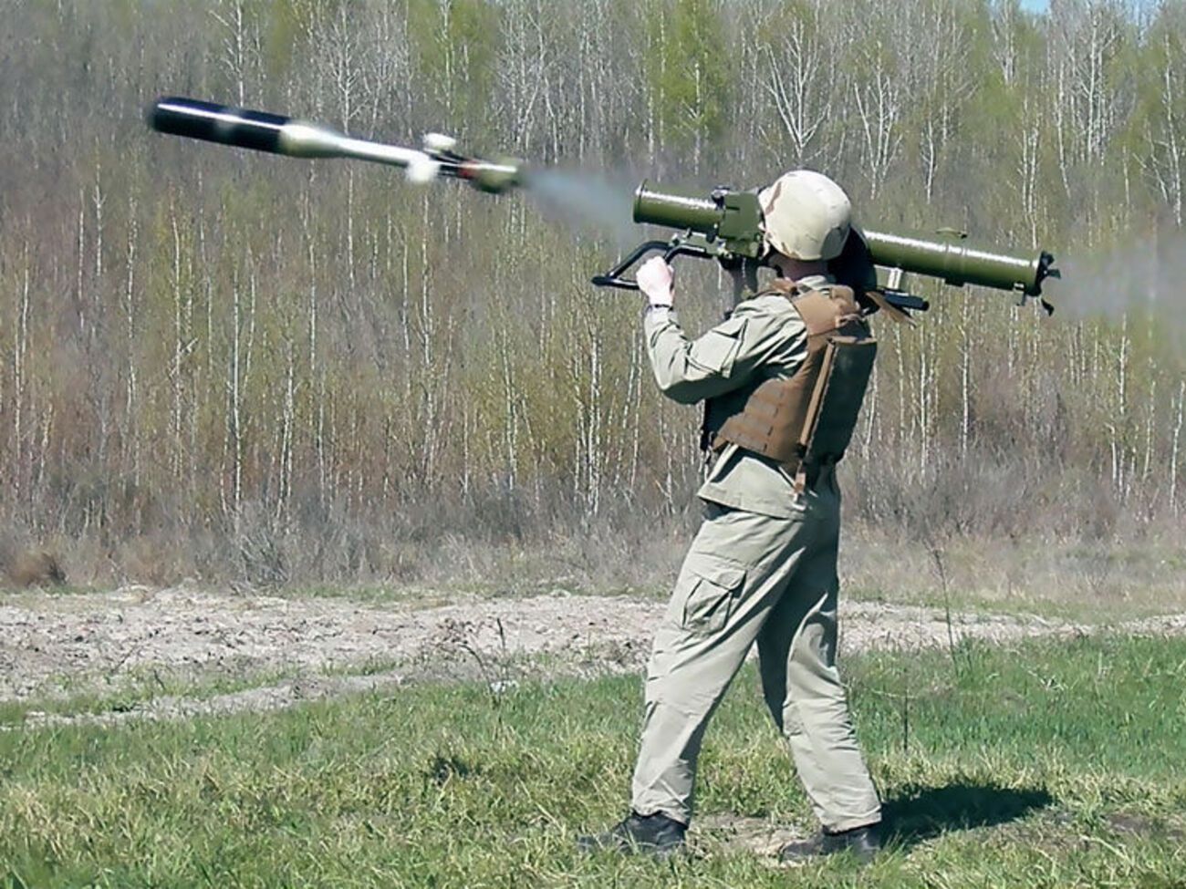 На реактивном гранатомете установлен новый оптико-электронный прицел