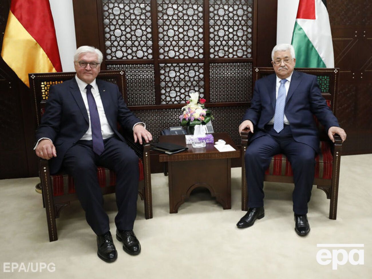 Аббас принимал у себя&nbsp;президента Германии Франк-Вальтера Штайнмайера