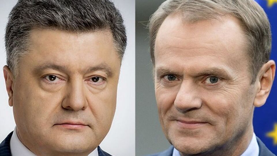 Порошенко обговорив із Туском ситуацію на Донбасі