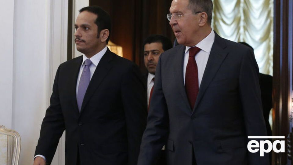 Лавров встретился с главой МИД Катара