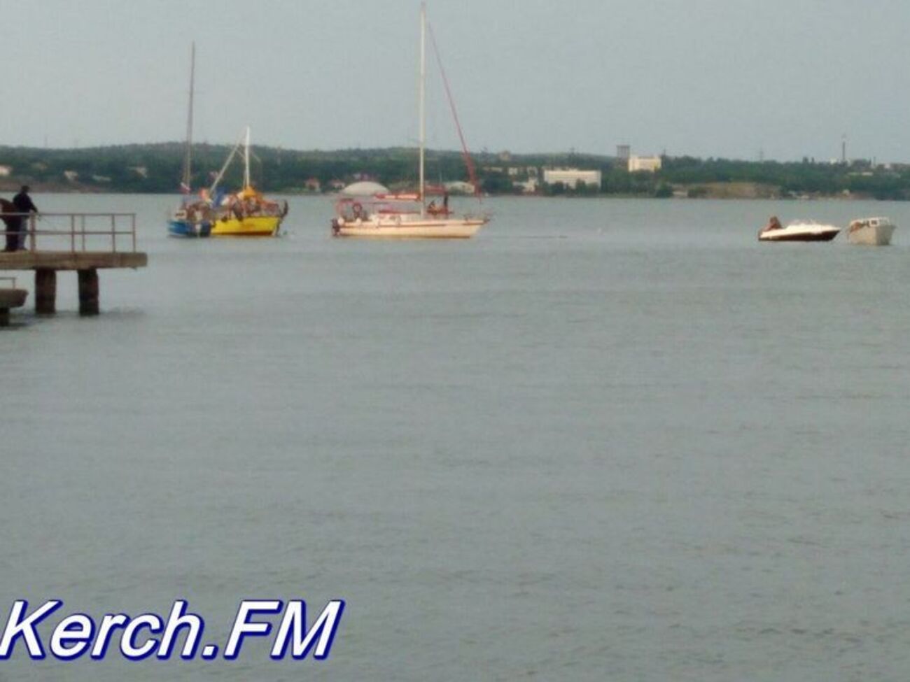 Столкновение произошло в 200–300 метрах от берега