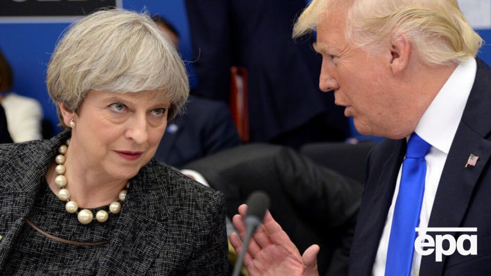 The Guardian пише, що заява Трампа здивувала Мей