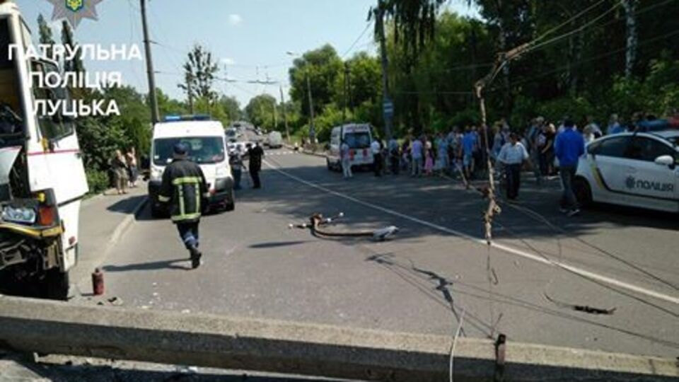 В ДТП в Луцке ребенок получил черепно-мозговую травму