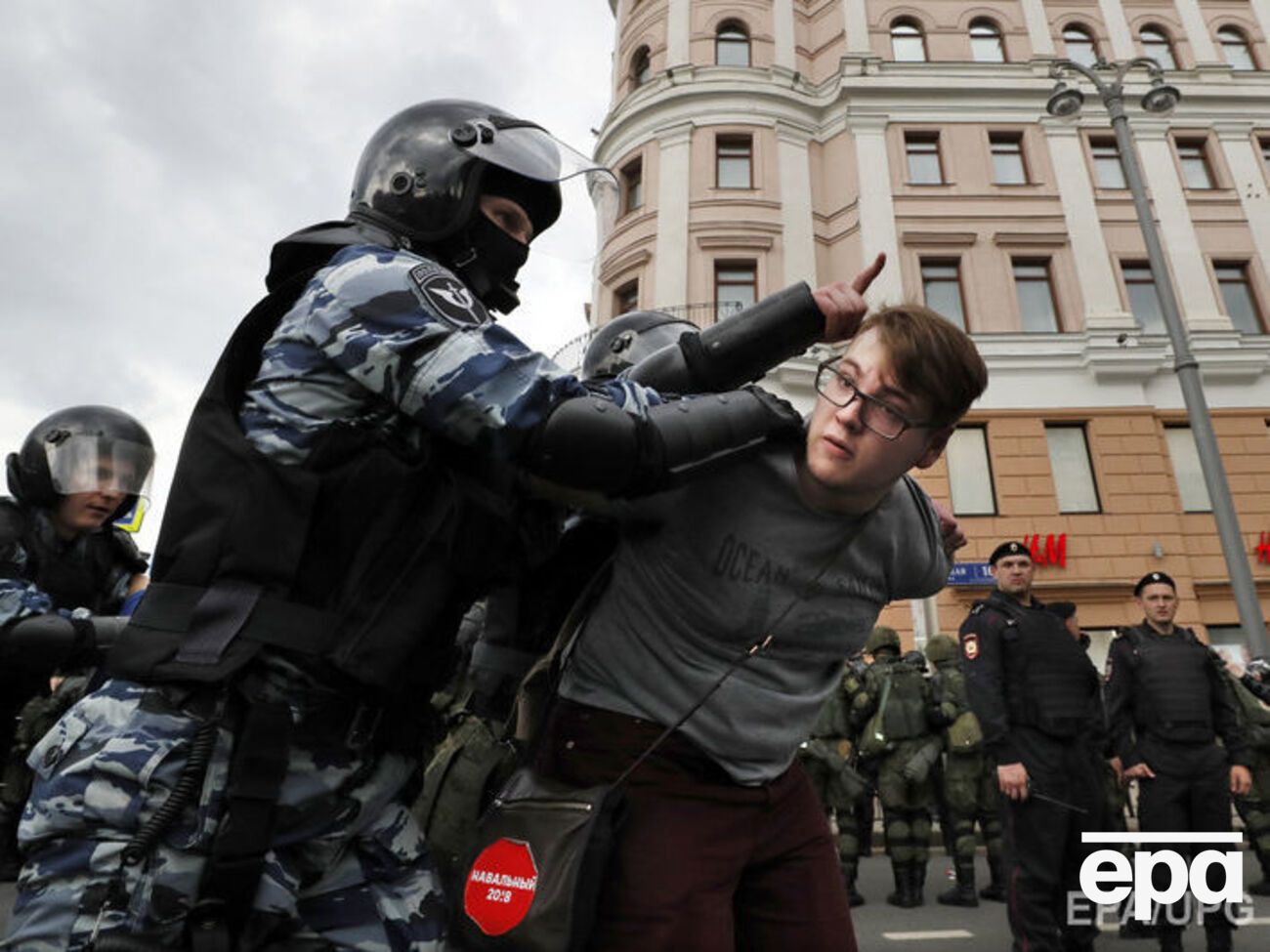 Аресты протестующих в Москве