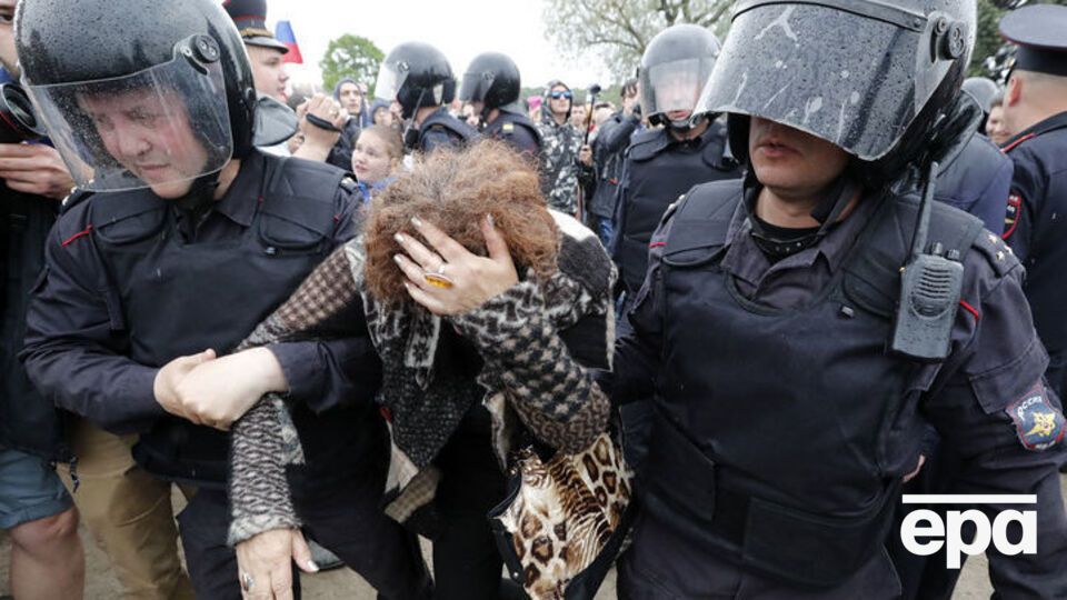 МВС РФ повідомило, що затримало під час акцій протесту 650 осіб