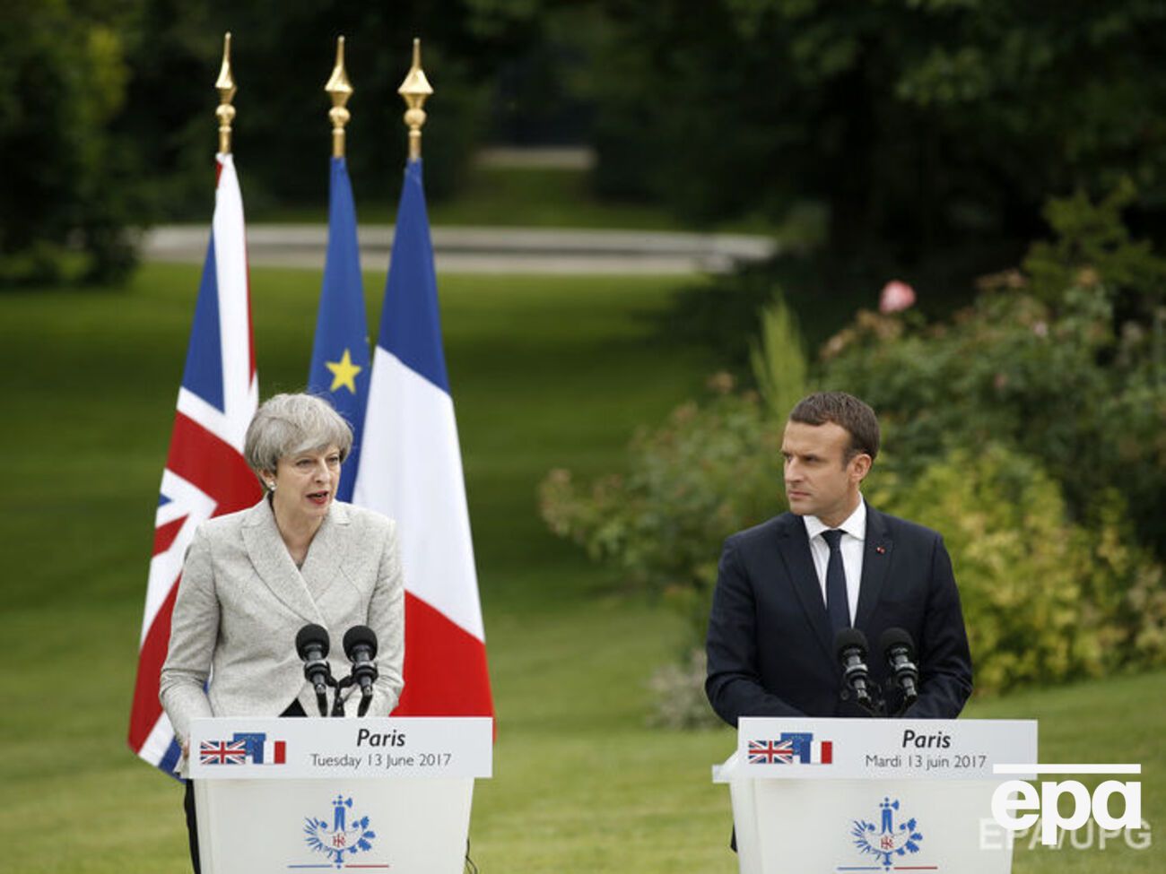 Мей і Макрон повідомили про підготовку нового законодавства для боротьби з тероризмом