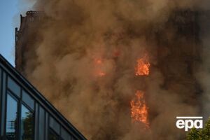 О причинах пожара пока не сообщается