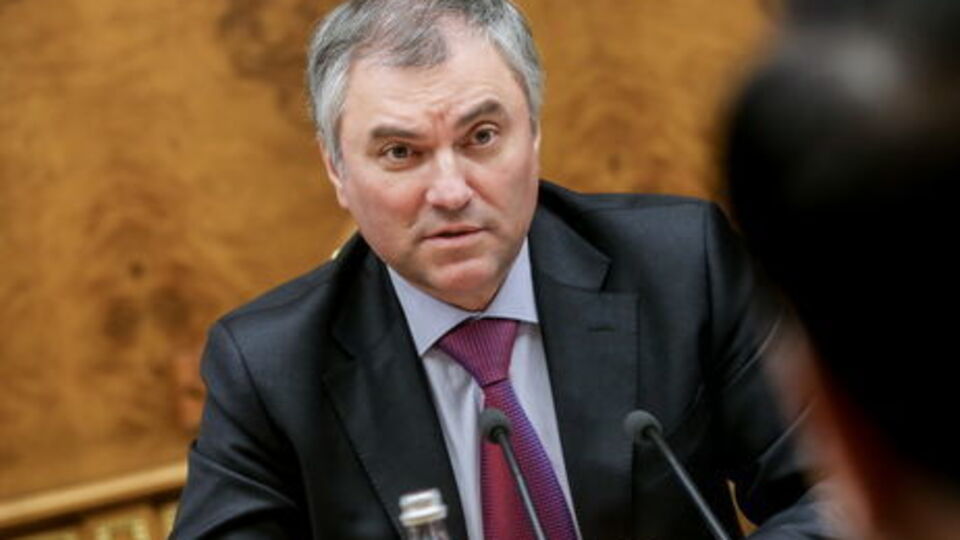 Спикер Госдумы убежден, что речь идет о "патологической нелюбви" к славянским народам