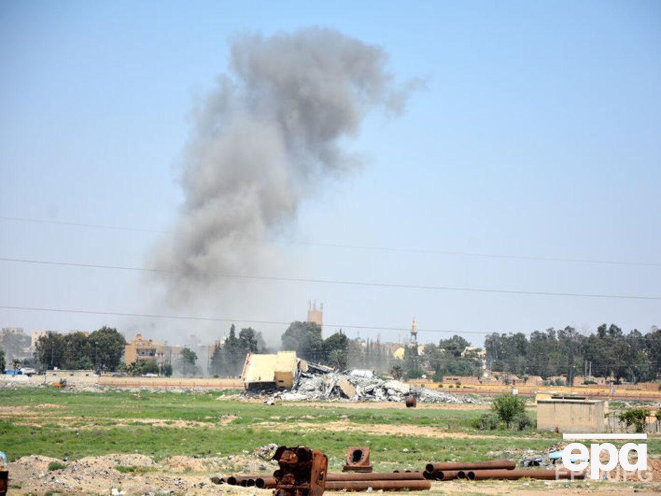 Случай удара белым фосфором по Ракке был зафиксирован 8 июня