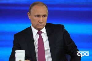 Вопросы россиян Путину, присланные по смс, показывали российские федеральные телеканалы