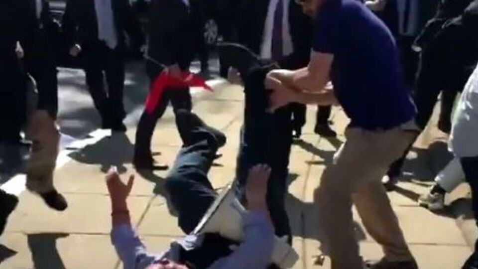 Во время потасовки пострадали девять человек
