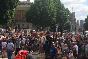 Протестувальники вважають, що Мей проявила боягузтво