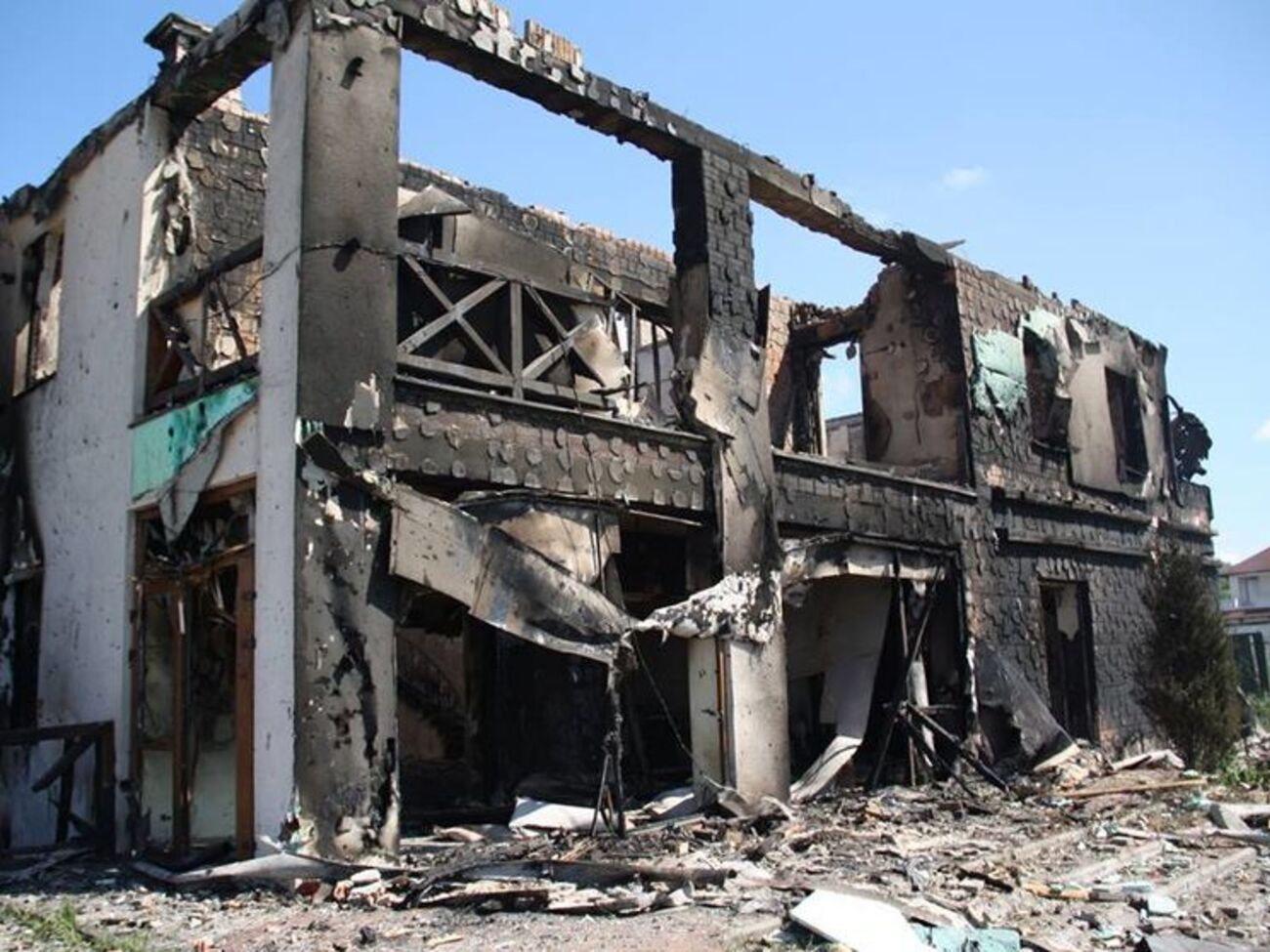 Обстрел произошел около&nbsp;восемнадцати часов