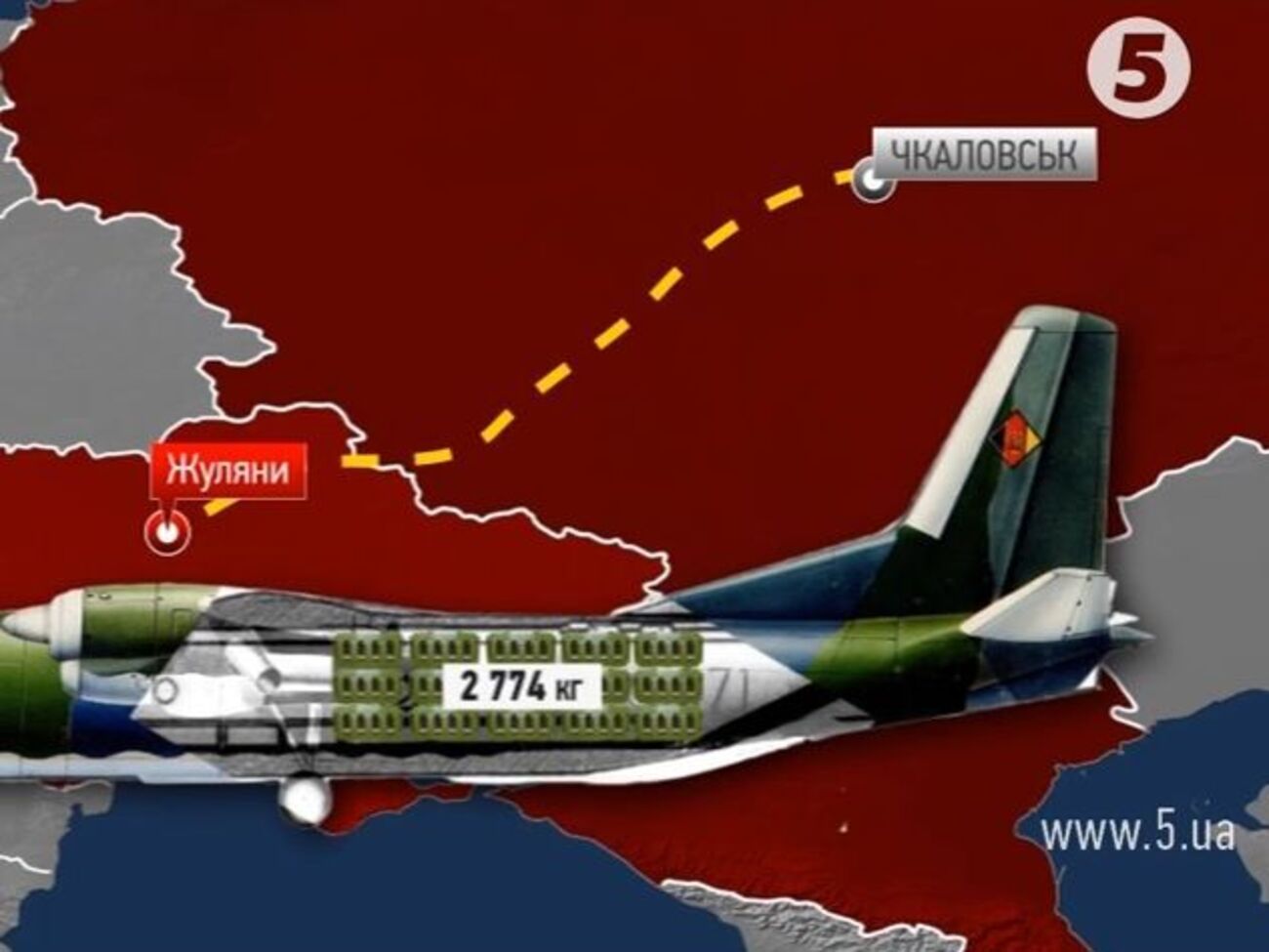 Только в одной из поставок из России было 2774 кг светошумовых гранат